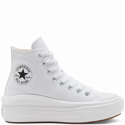 Férfi Converse Chuck Taylor All Star Move Platform Cipő CO4320175 Fehér/Bézs Fehér